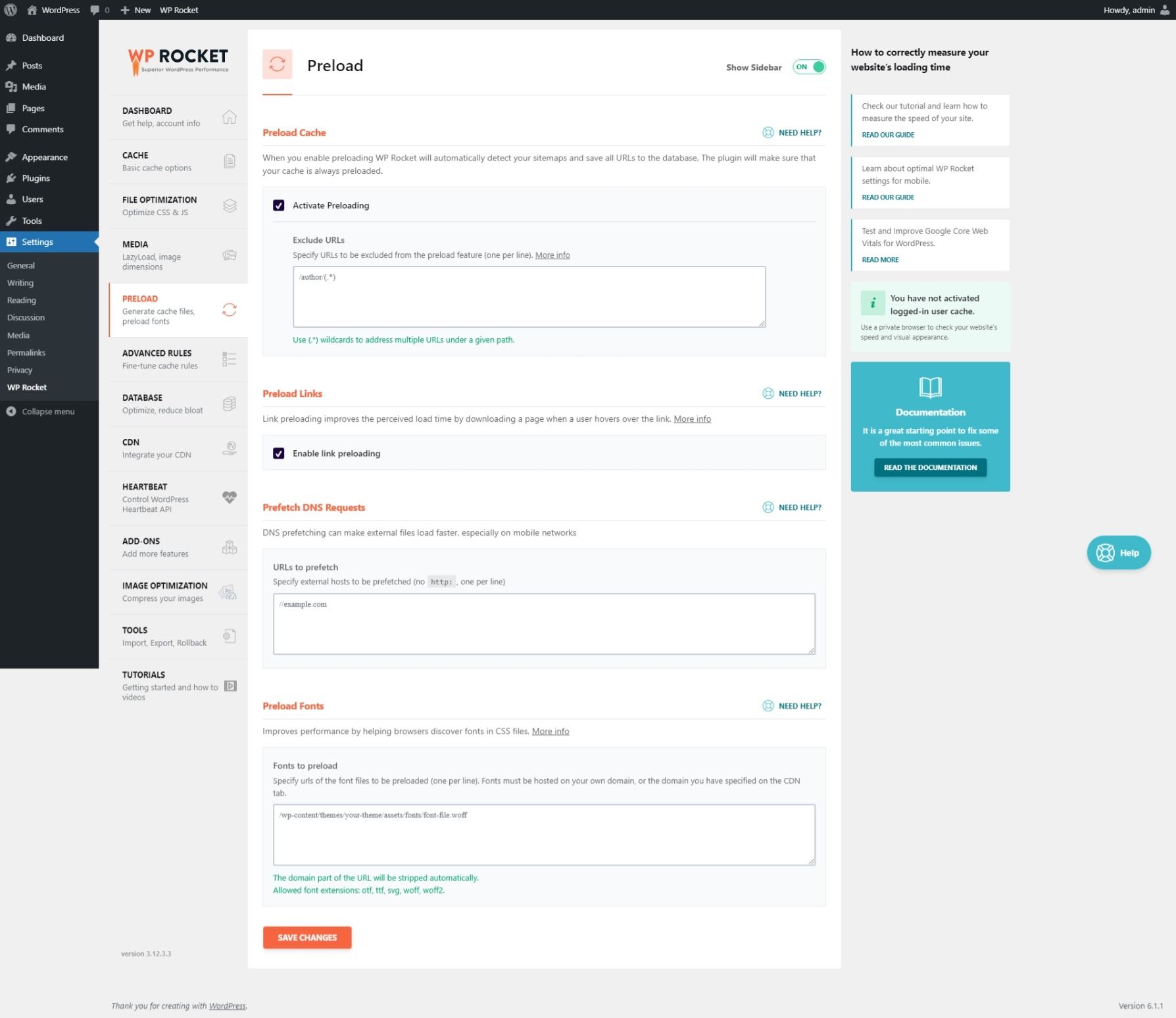 https://w3things.com/blog/best-wp-rocket-settings/media/wp-rocket-preload-settings-page.jpeg